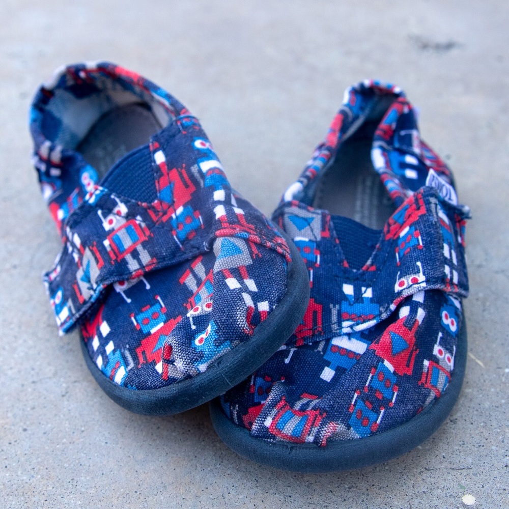 Toms Robot baby boy shoes